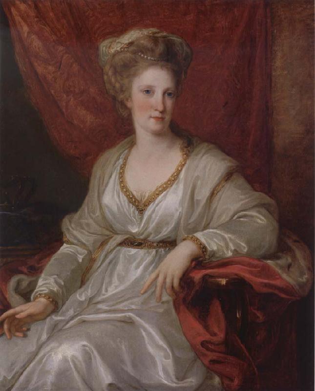Angelica Kauffmann Bildnis Maria Karoline von Osterreich,konigin von Neapel Sweden oil painting art